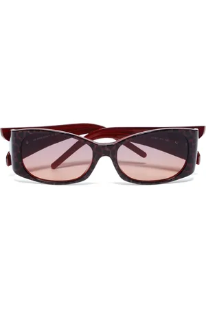 Fendi Lunettes de soleil à monture ovale