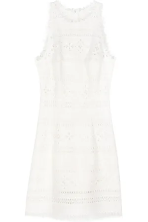 ERMANNO SCERVINO Robe courte en maille à franges