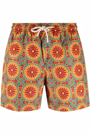 PENINSULA SWIMWEAR Short de bain à imprimé géométrique