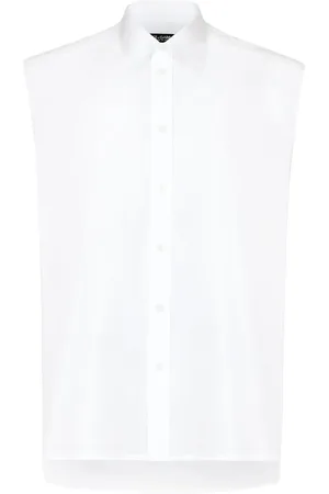 Dolce & Gabbana Chemise en coton à design sans manches