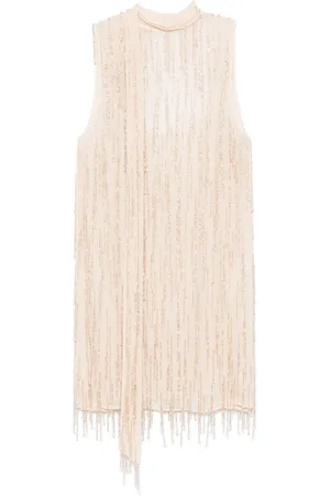 BLUMARINE Robe courte ornée de perles