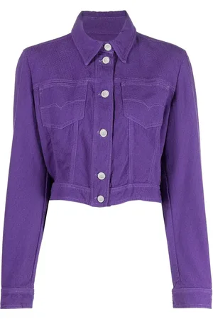 VERSACE Veste boutonnée à motif géométrique (années 2000)