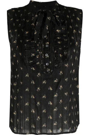 Ralph Lauren Blouse en jacquard à design sans manches