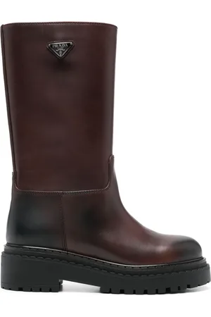 Prada Bottines 55 mm en cuir