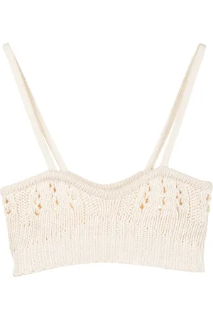 GOEN.J Brassière en crochet