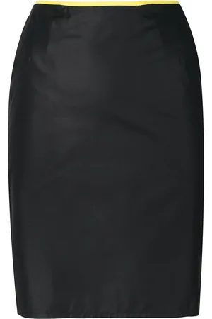 Helmut Lang Mini-jupe à taille contrastante
