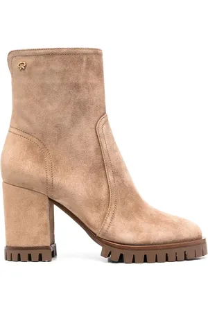 Gianvito Rossi Bottines Timber 70 mm en daim