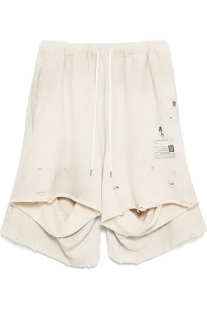 Maison Mihara Yasuhiro Short à empiècements contrastants