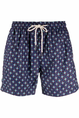 PENINSULA SWIMWEAR Short de bain à imprimé géométrique
