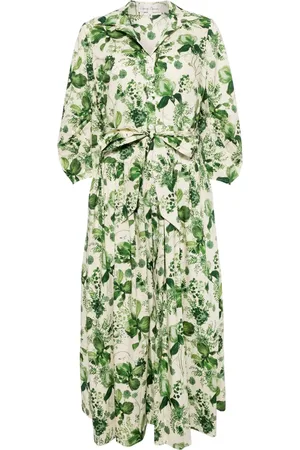 Cara Cara Robe Raya à imprimé graphique