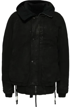 11 BY BORIS BIDJAN SABERI Veste à effet enduit