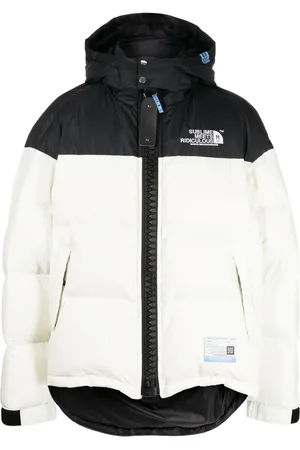 Maison Mihara Yasuhiro Veste matelassée à logo brodé