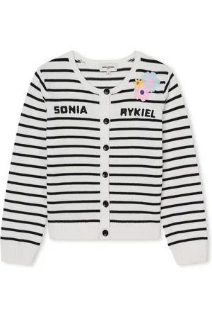 Sonia Rykiel Enfant Cardigan en maille à rayures