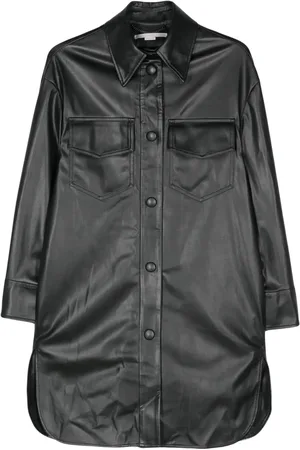 Stella McCartney Surchemise en cuir artificiel