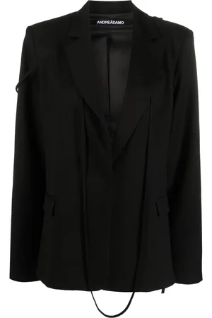 ANDREADAMO Blazer à détails superposés