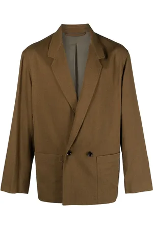 LEMAIRE Blazer boutonné à revers crantés