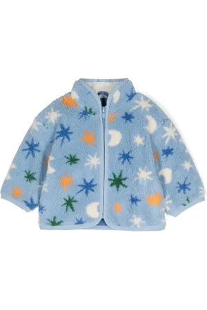 Stella McCartney Veste en peau lainée artificielle