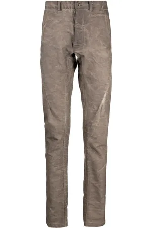 ISAAC SELLAM EXPERIENCE Pantalon fuselé à effet froissé