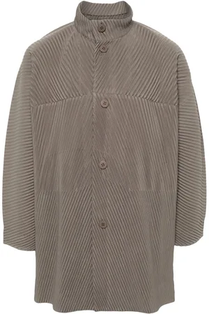 Issey Miyake Manteau plissé MC November à plis