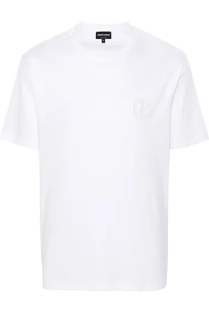 Giorgio Armani T-shirt à logo brodé