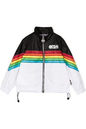 GCDS Veste zippée à logo imprimé
