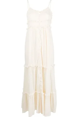 Liu Jo Robe longue à fleurs brodées