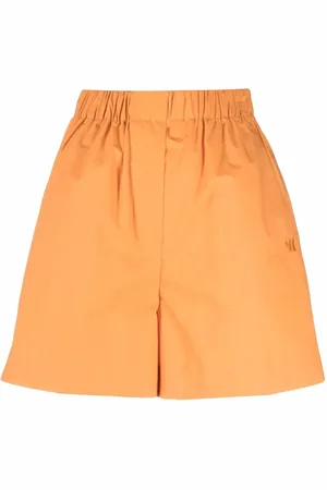 Nanushka Short en coton à taille élastiquée