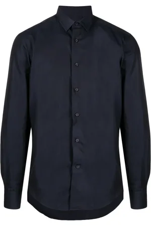 Lanvin Chemise en coton à col italien