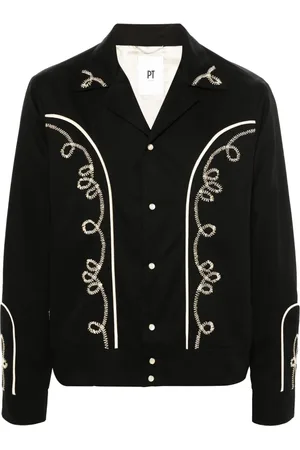 PT Torino Chemise brodée à col officier