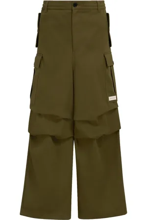 Marni Pantalon cargo à patch logo