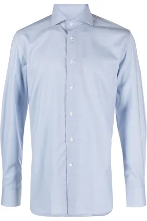 corneliani Chemise en laine à carreaux