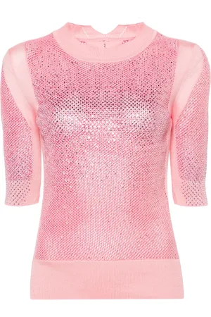 ERMANNO SCERVINO Débardeur en coton à ornements en cristal