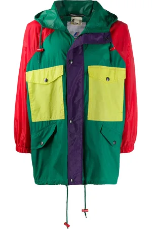 JC DE CASTELBAJAC Imperméable colour block à lien de resserrage