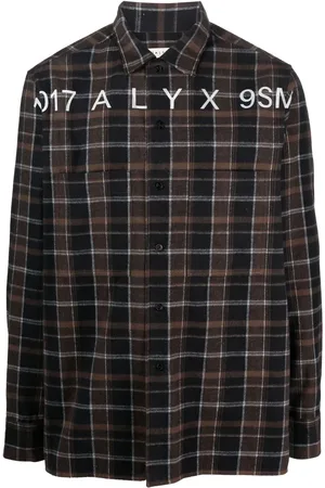 1017 ALYX 9SM Chemise à motif tartan