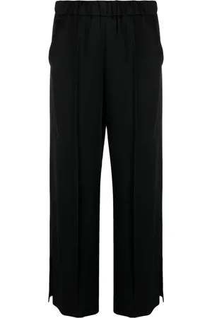 Jil Sander Pantalon ample à taille élastiquée