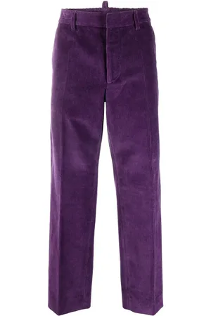 Dsquared2 Pantalon en velours côtelé à coupe droite