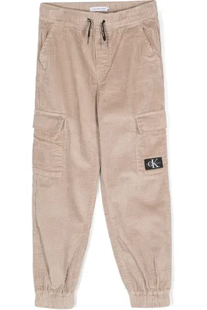 Calvin Klein Pantalon cargo à logo appliqué