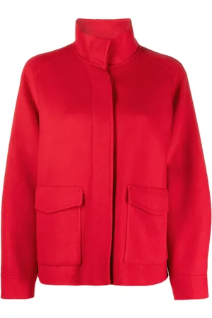 arma leder Veste en laine à col montant