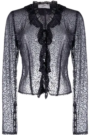 COPERNI Blouse à ornements en cristal
