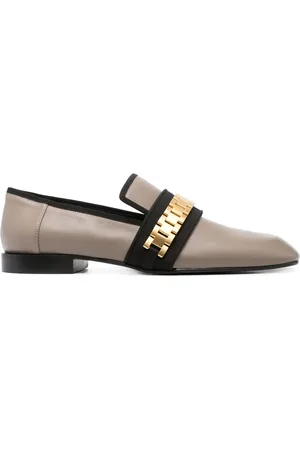 Victoria Beckham Mocassins Mila en cuir à détail de chaîne