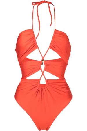 Noire Swimwear Maillot de bain à col v profond