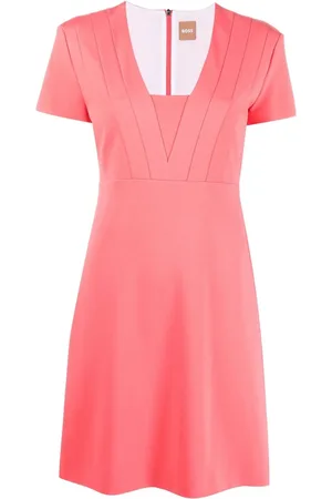 HUGO BOSS Robe courte à encolure carrée