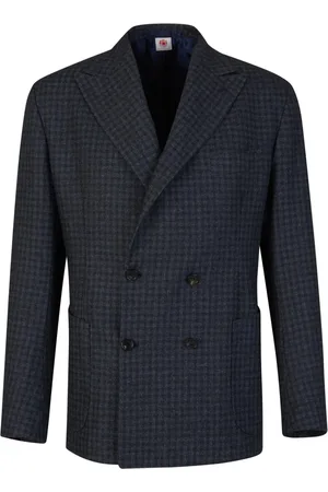 LUIGI BORRELLI NAPOLI Blazer à carreaux