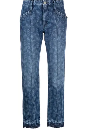 Marant Etoile Jean slim à empiècements contrastants