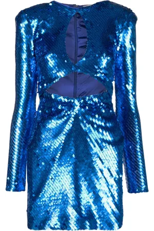 Ilkyaz Ozel Robe courte à ornements de sequins