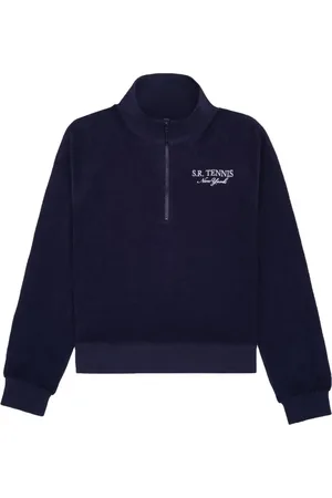 Sporty & Rich Sweat Tennis à col zippé