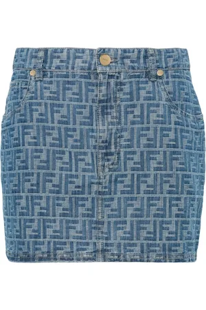 Fendi Minijupe à motif FF