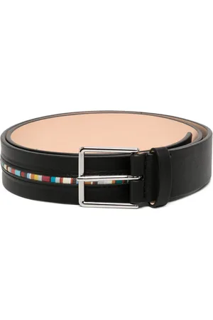 Paul Smith Trousse de toilette en cuir à rayures Signature