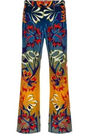 Bluemarble Pantalon à fleurs