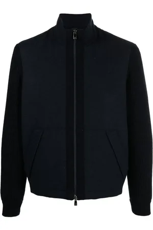 corneliani Veste zippée à manches en maille